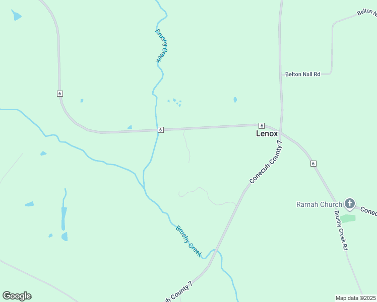 map of restaurants, bars, coffee shops, grocery stores, and more near 4600 Co Highway 6 in Conecuh County