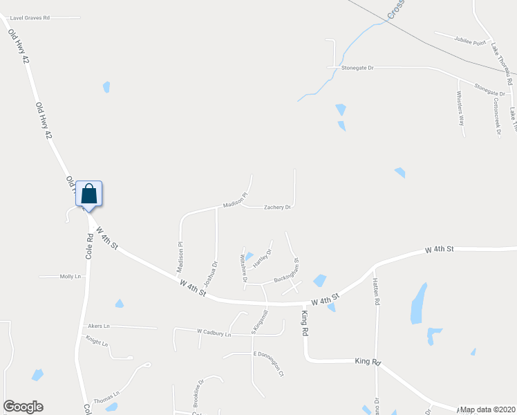 map of restaurants, bars, coffee shops, grocery stores, and more near 99 Zachery Drive in Hattiesburg