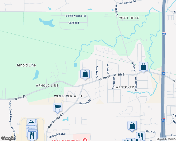 map of restaurants, bars, coffee shops, grocery stores, and more near 108 Beth Circle in Hattiesburg