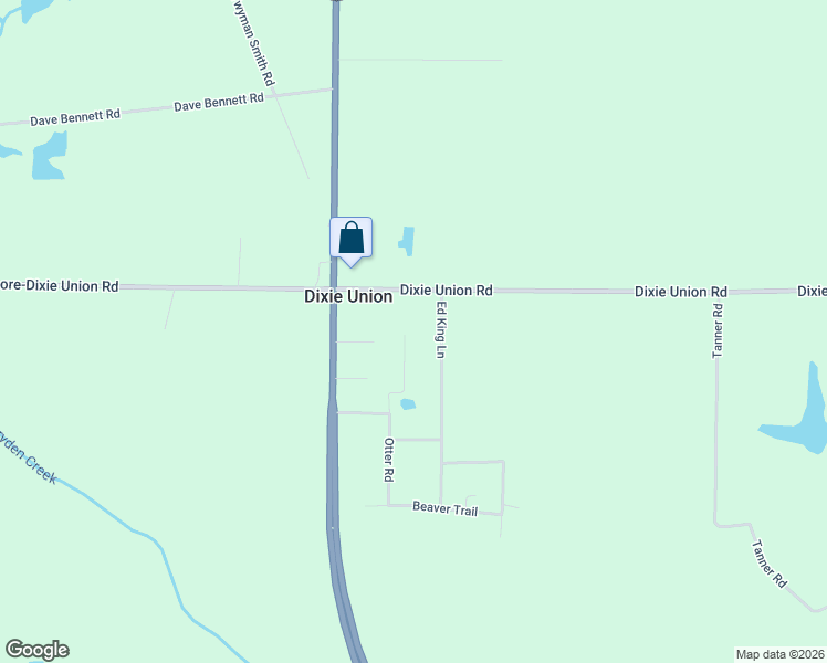 map of restaurants, bars, coffee shops, grocery stores, and more near 6441 Otter Road in Waycross