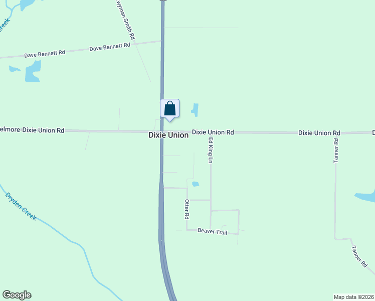 map of restaurants, bars, coffee shops, grocery stores, and more near 6441 Otter Road in Waycross
