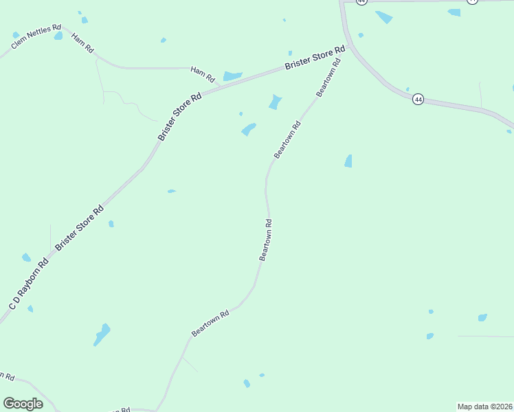 map of restaurants, bars, coffee shops, grocery stores, and more near 340 Beartown Road in Jayess