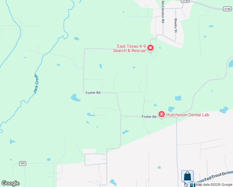 map of restaurants, bars, coffee shops, grocery stores, and more near County Road 53C in Angelina County