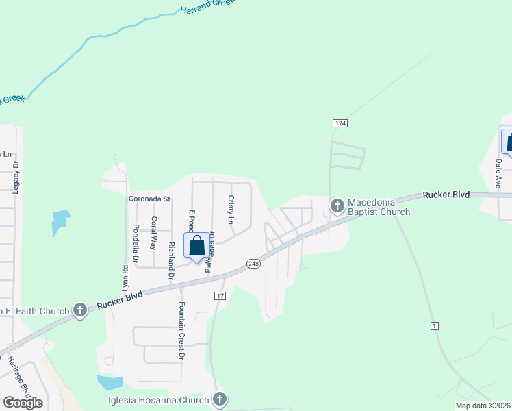 map of restaurants, bars, coffee shops, grocery stores, and more near 216 Clearview Drive in Enterprise