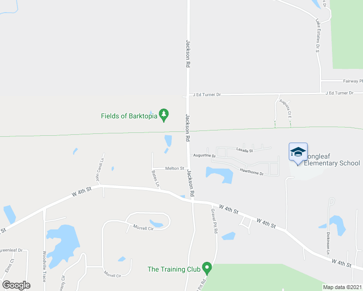 map of restaurants, bars, coffee shops, grocery stores, and more near 65 Jackson Rd in Hattiesburg