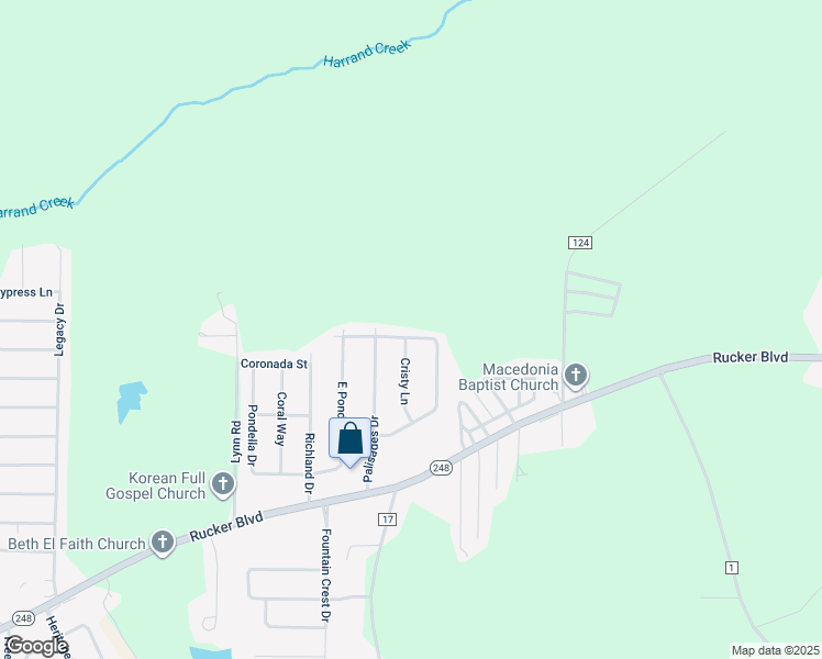 map of restaurants, bars, coffee shops, grocery stores, and more near 212 Clearview Drive in Enterprise