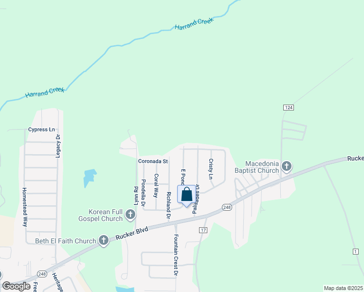 map of restaurants, bars, coffee shops, grocery stores, and more near 204 Granada Avenue in Enterprise