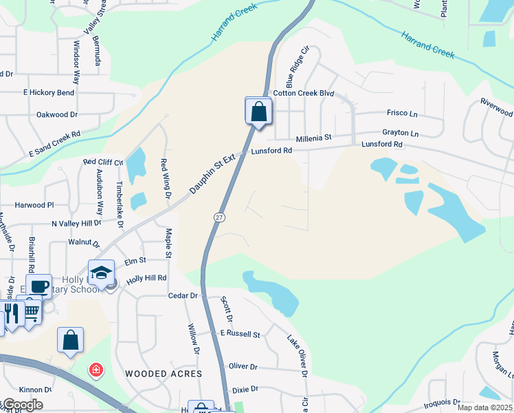 map of restaurants, bars, coffee shops, grocery stores, and more near 1250 Ozark Highway in Enterprise