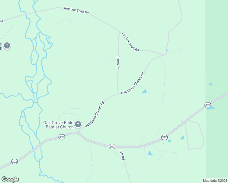map of restaurants, bars, coffee shops, grocery stores, and more near 440 Oak Grove Church Road in Hornbeck