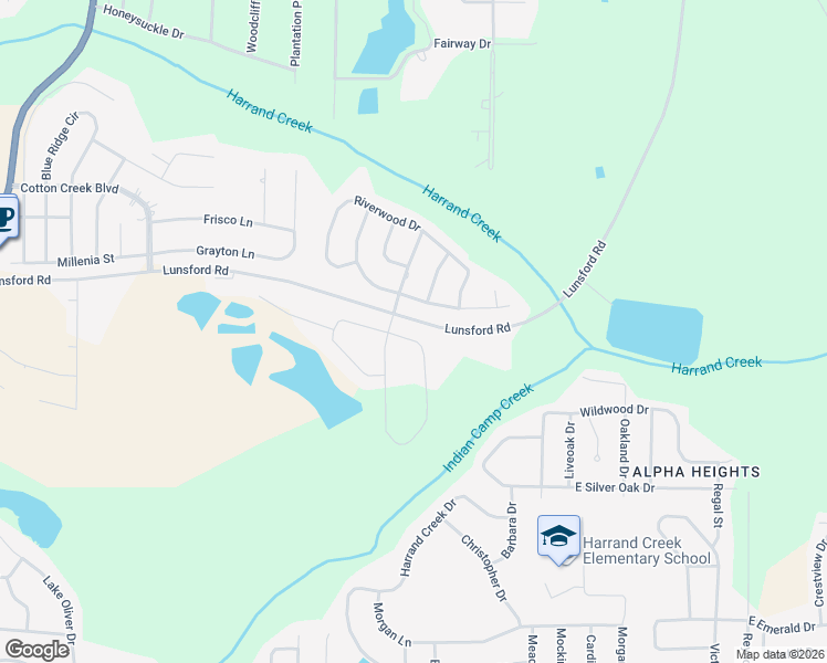 map of restaurants, bars, coffee shops, grocery stores, and more near 2934-3204 Lunsford Road in Enterprise