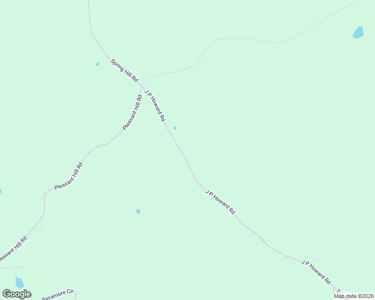 map of restaurants, bars, coffee shops, grocery stores, and more near J P Howard Road in Evergreen