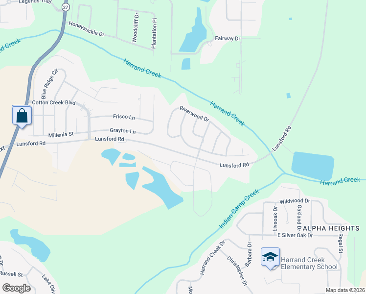 map of restaurants, bars, coffee shops, grocery stores, and more near 107 West Sommer Oak Drive in Enterprise