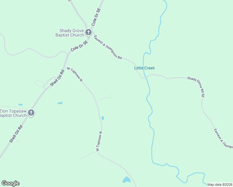 map of restaurants, bars, coffee shops, grocery stores, and more near 3172 West Topisaw North in Ruth