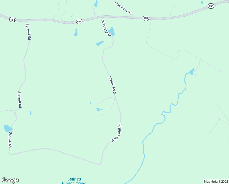 map of restaurants, bars, coffee shops, grocery stores, and more near Sturgis Mill Road in Hemphill