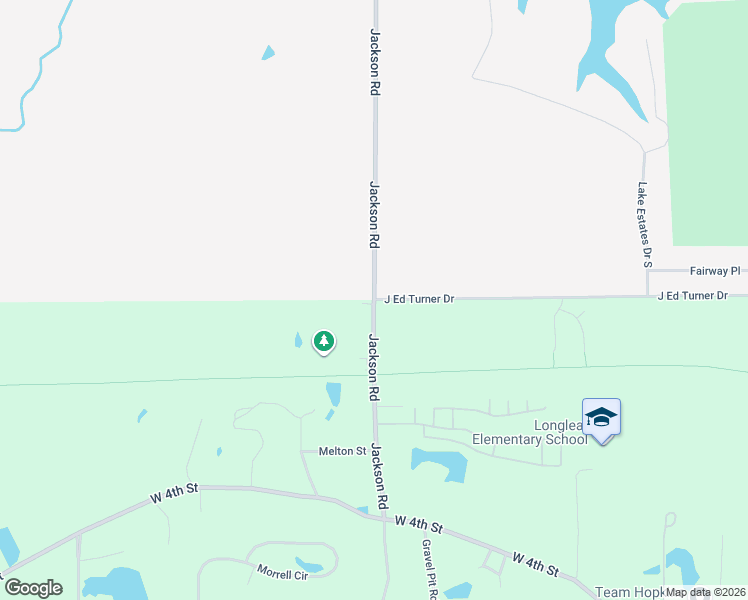 map of restaurants, bars, coffee shops, grocery stores, and more near 100 Jackson Road in Hattiesburg