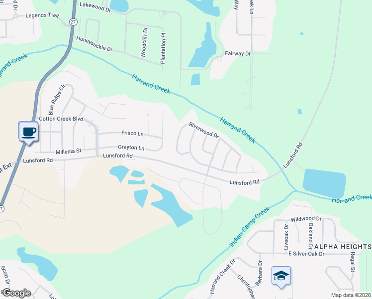 map of restaurants, bars, coffee shops, grocery stores, and more near 202 West Sommer Oak Drive in Enterprise