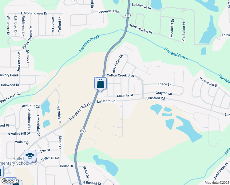 map of restaurants, bars, coffee shops, grocery stores, and more near 121 Cottage Avenue in Enterprise