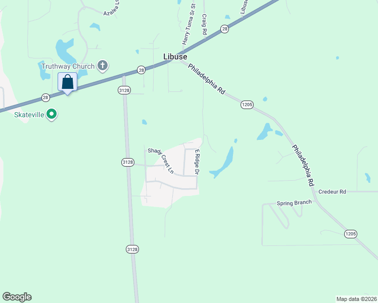 map of restaurants, bars, coffee shops, grocery stores, and more near 100-198 Lakeridge Trail in Pineville