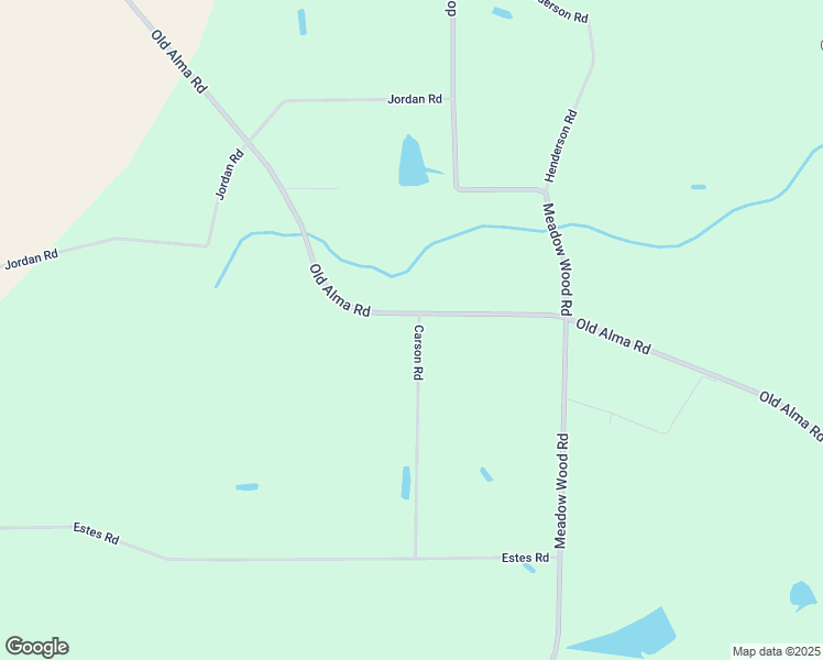 map of restaurants, bars, coffee shops, grocery stores, and more near 4311 Carson Road in Blackshear