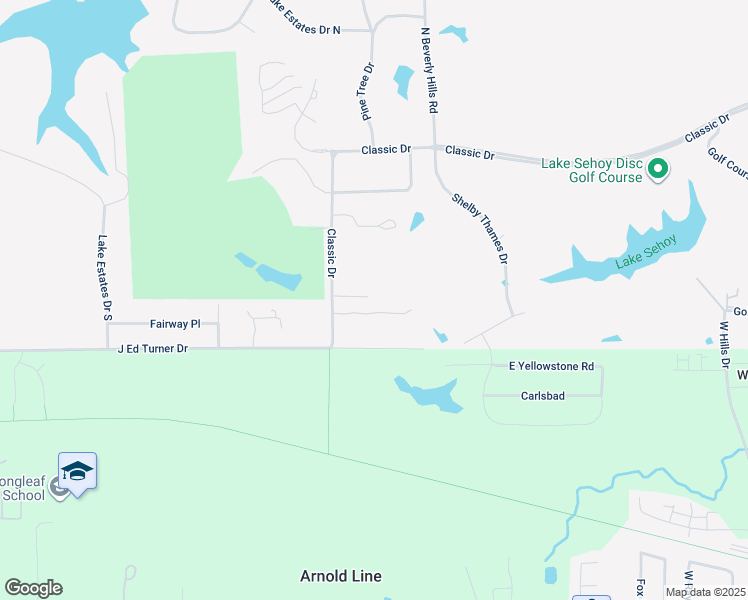 map of restaurants, bars, coffee shops, grocery stores, and more near 27 Classic Woods Drive in Hattiesburg
