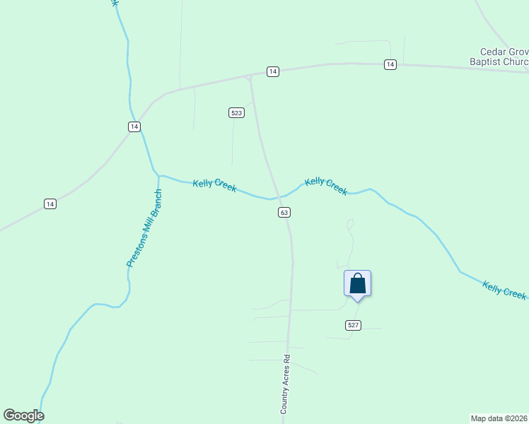 map of restaurants, bars, coffee shops, grocery stores, and more near 522 County Road 63 in Midland City