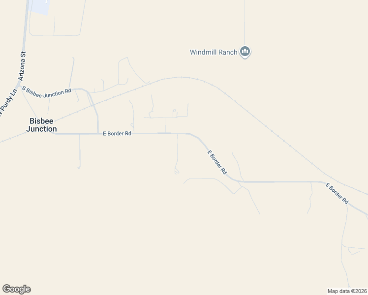 map of restaurants, bars, coffee shops, grocery stores, and more near 653 East Border Road in Bisbee