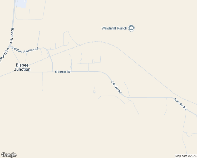 map of restaurants, bars, coffee shops, grocery stores, and more near 653 East Border Road in Bisbee