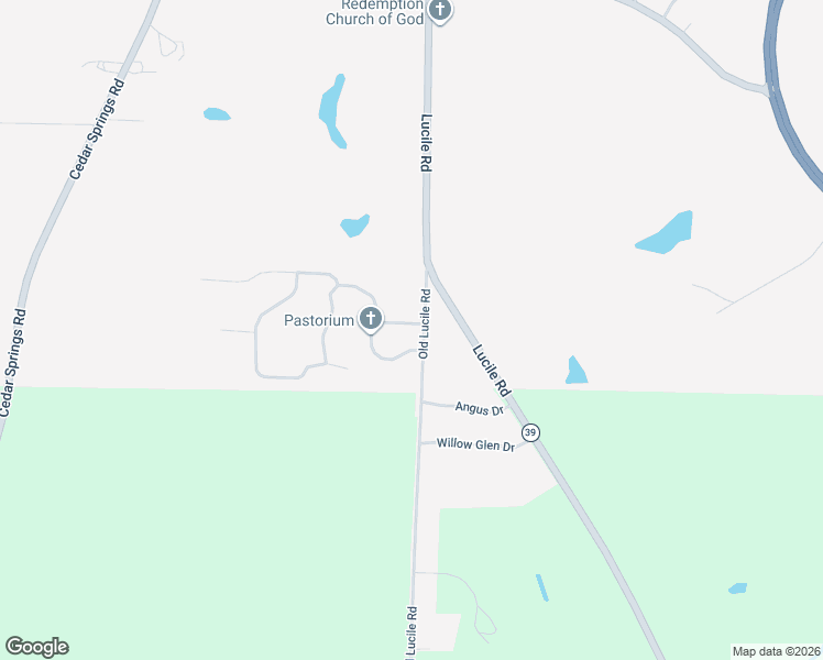 map of restaurants, bars, coffee shops, grocery stores, and more near 7435 Old Lucile Road in Blakely