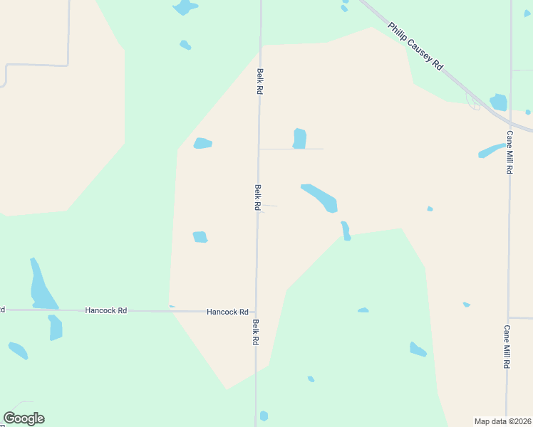 map of restaurants, bars, coffee shops, grocery stores, and more near 373 Belk Road in Doerun