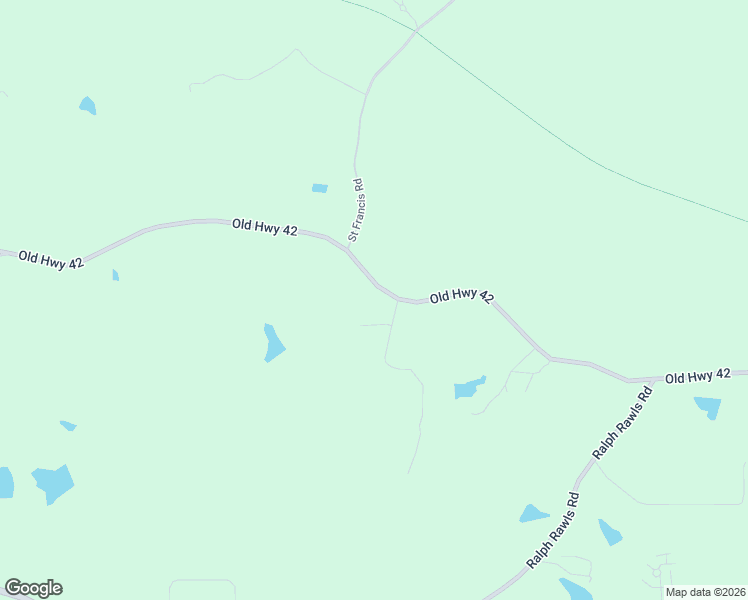 map of restaurants, bars, coffee shops, grocery stores, and more near 6521-6541 Old Highway 42 in Hattiesburg