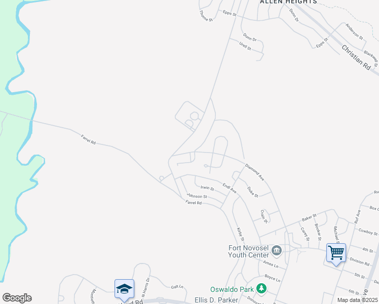 map of restaurants, bars, coffee shops, grocery stores, and more near 62 Diamond Avenue in Fort Rucker