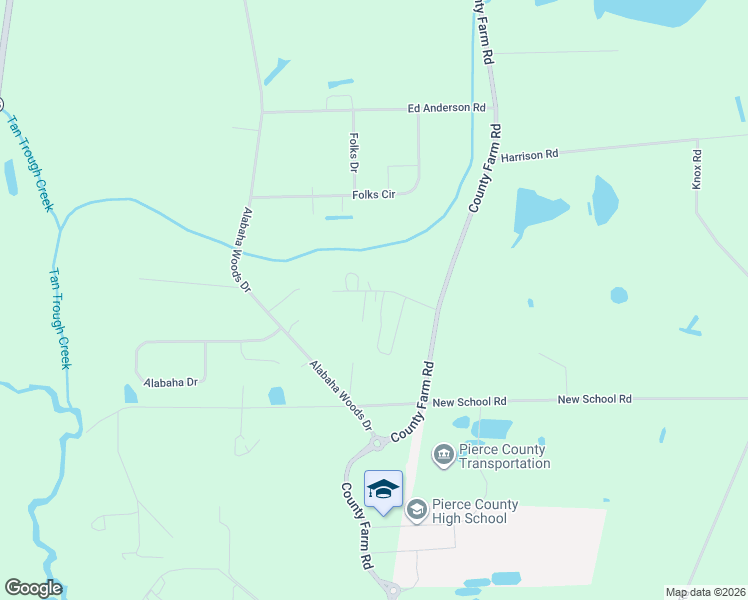 map of restaurants, bars, coffee shops, grocery stores, and more near 4315 Kay Drive in Blackshear