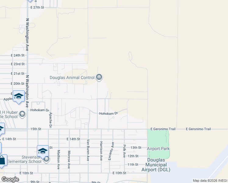 map of restaurants, bars, coffee shops, grocery stores, and more near 2902 Applewhite Drive in Douglas