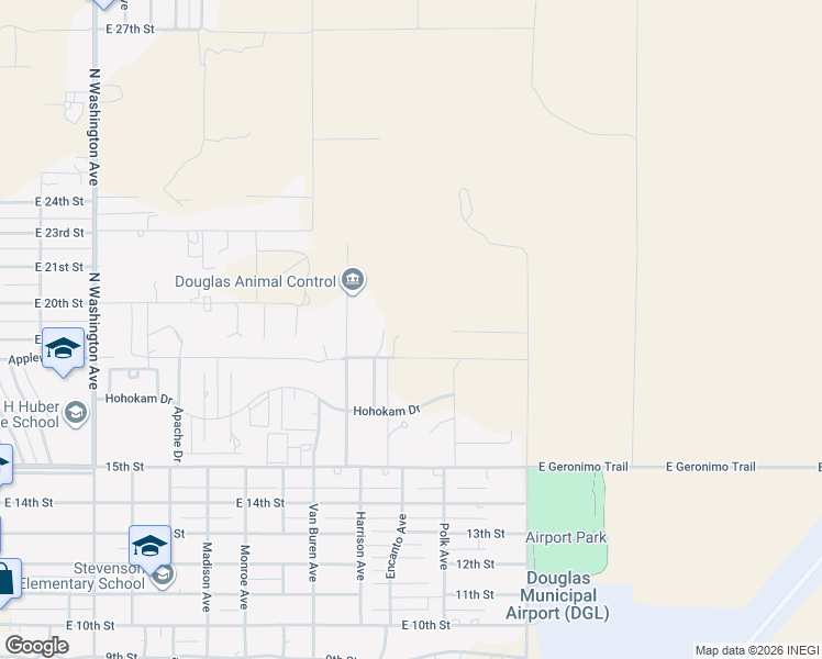 map of restaurants, bars, coffee shops, grocery stores, and more near 2902 Applewhite Drive in Douglas