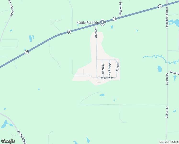 map of restaurants, bars, coffee shops, grocery stores, and more near 1004 Amber Ln in Pineville