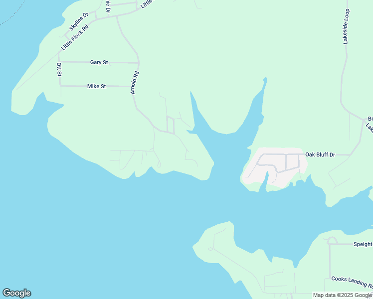 map of restaurants, bars, coffee shops, grocery stores, and more near 934 Arnold Road in Many