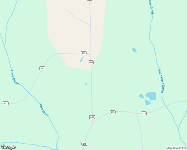 map of restaurants, bars, coffee shops, grocery stores, and more near 351-399 County Road 408 in Elba