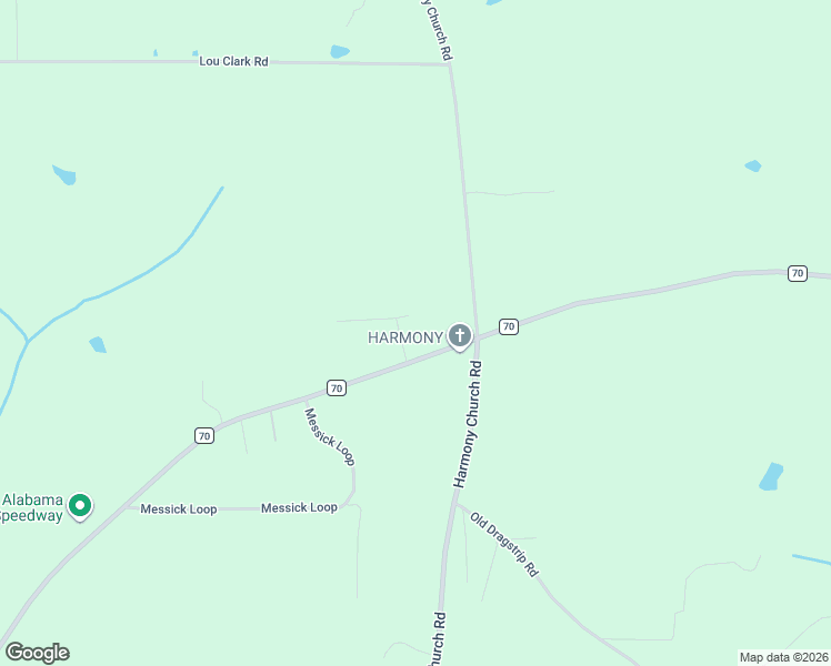 map of restaurants, bars, coffee shops, grocery stores, and more near 20779 County Road 70 in Andalusia