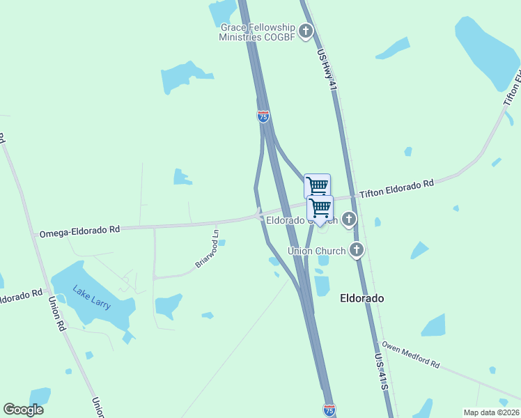 map of restaurants, bars, coffee shops, grocery stores, and more near 68 Omega-Eldorado Road in Lenox
