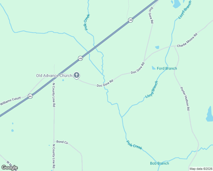 map of restaurants, bars, coffee shops, grocery stores, and more near 66 Doc Gore Road in Sumrall