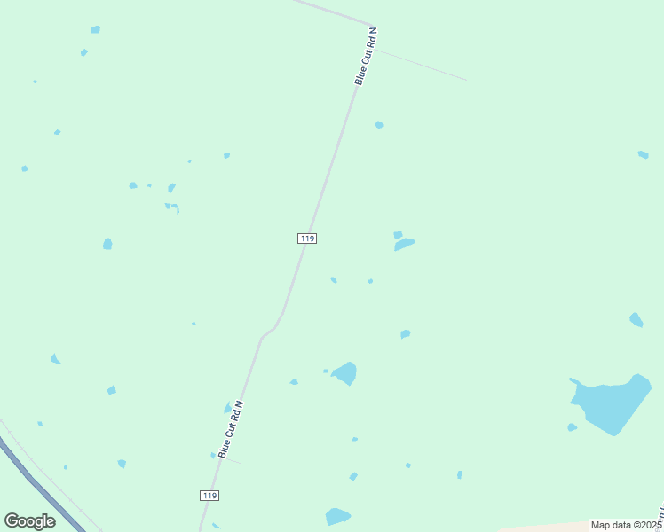 map of restaurants, bars, coffee shops, grocery stores, and more near 1282 Blue Cut Road North in McGregor