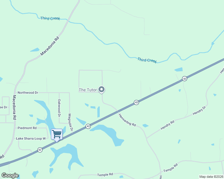 map of restaurants, bars, coffee shops, grocery stores, and more near 54 Southgate Drive in Petal