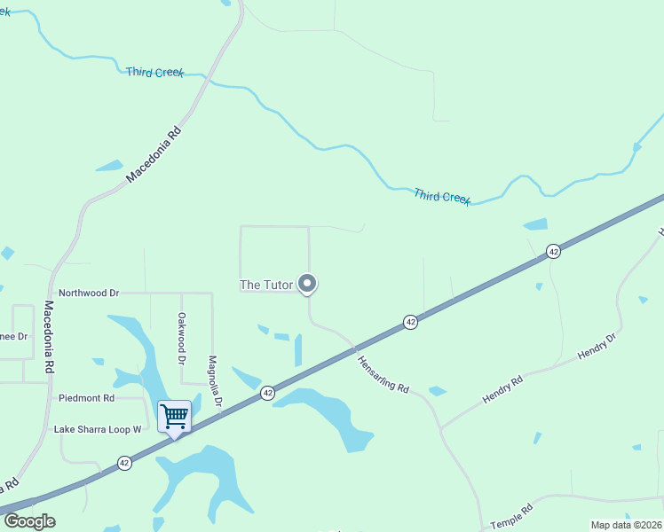 map of restaurants, bars, coffee shops, grocery stores, and more near 54 Southgate Drive in Petal