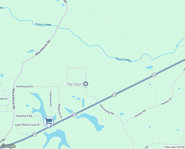 map of restaurants, bars, coffee shops, grocery stores, and more near 74 Southgate Drive in Petal