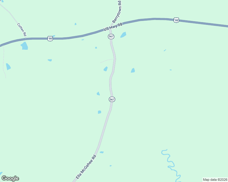 map of restaurants, bars, coffee shops, grocery stores, and more near 555 Ella McGehee Road in Meadville