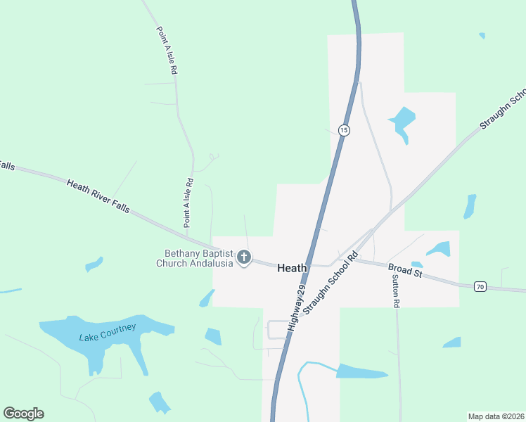 map of restaurants, bars, coffee shops, grocery stores, and more near Soles Lane in Andalusia