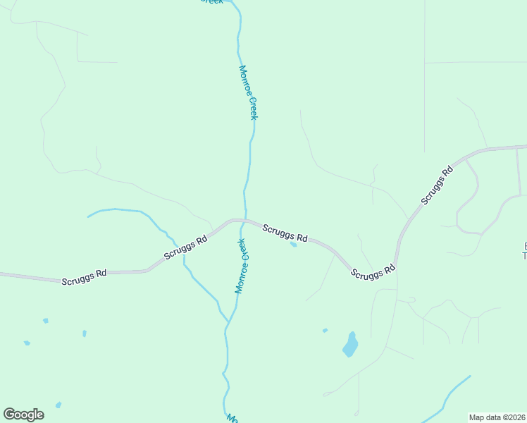 map of restaurants, bars, coffee shops, grocery stores, and more near Scruggs Road in Sumrall