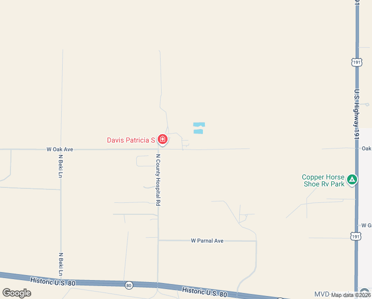 map of restaurants, bars, coffee shops, grocery stores, and more near 1800-2358 West Oak Avenue in Douglas