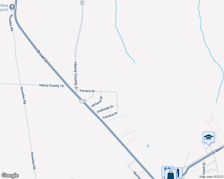 map of restaurants, bars, coffee shops, grocery stores, and more near 103 Suellen Ct in Headland