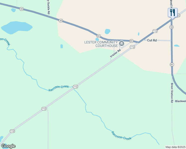map of restaurants, bars, coffee shops, grocery stores, and more near 10426 Georgia 112 in Baconton